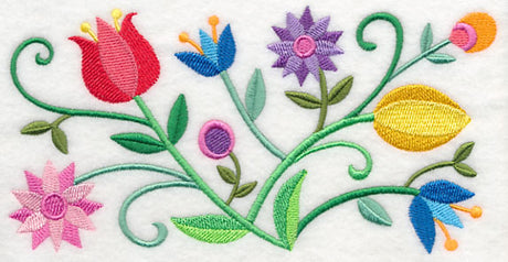 Ballet of Blooms Border
