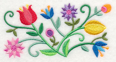 Ballet of Blooms Border
