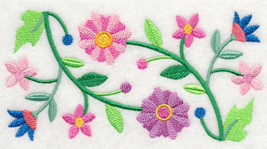 Glorious Garden Blooms Border