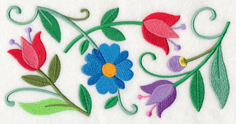 Floral Melody Border
