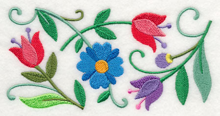 Floral Melody Border