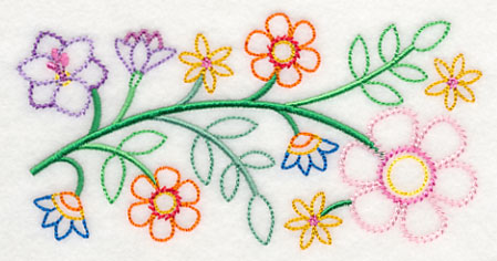 Spring Petal Potpourri Border (Vintage)