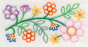 Spring Petal Potpourri Border (Vintage)