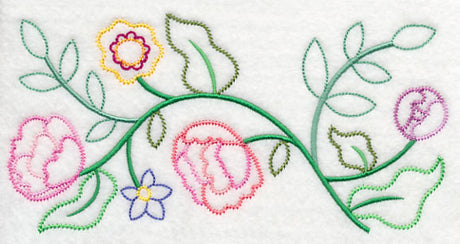 Bountiful Blooms Border (Vintage)