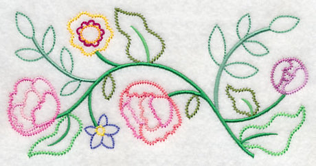 Bountiful Blooms Border (Vintage)