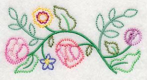 Bountiful Blooms Border (Vintage)