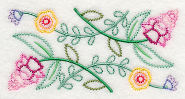 Floral Fantasy Border (Vintage)