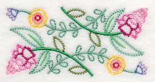 Floral Fantasy Border (Vintage)