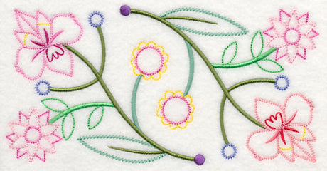 Floral Symphony Border (Vintage)