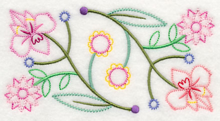 Floral Symphony Border (Vintage)