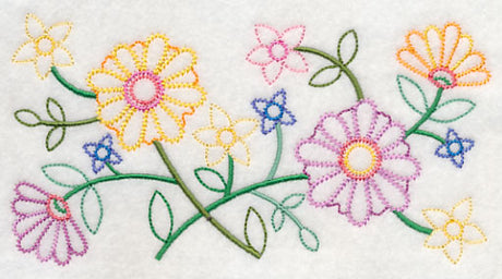 Wild About Flowers Border (Vintage)
