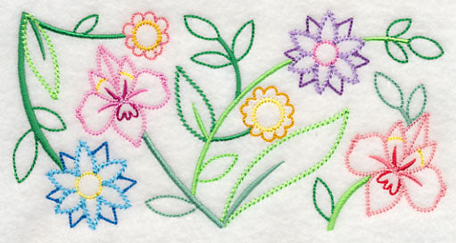 Beautiful Blossom Bunch Border (Vintage)