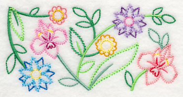 Beautiful Blossom Bunch Border (Vintage)