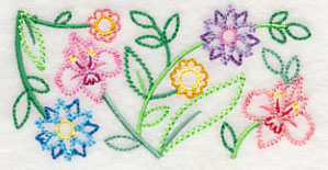 Beautiful Blossom Bunch Border (Vintage)