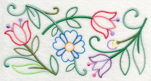 Floral Melody Border (Vintage)