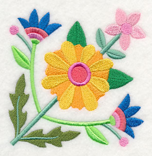 Glorious Garden Blooms Corner