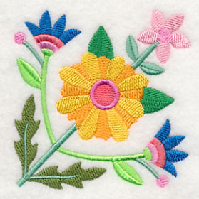 Glorious Garden Blooms Corner