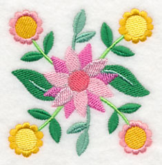 Beautiful Blossom Bunch Corner