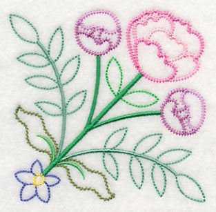 Bountiful Blooms Corner (Vintage)