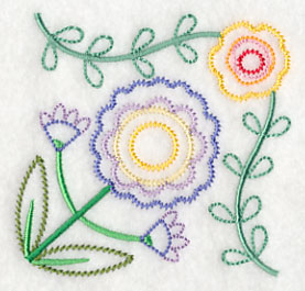 Floral Fantasy Corner (Vintage)