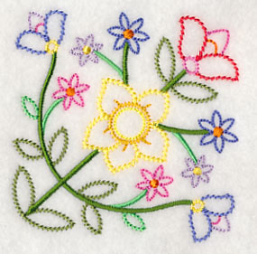 Bursting into Bloom Corner (Vintage)