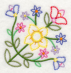 Bursting into Bloom Corner (Vintage)