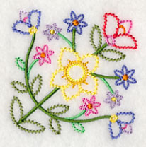 Bursting into Bloom Corner (Vintage)