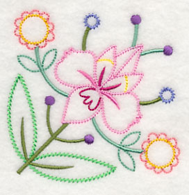 Floral Symphony Corner (Vintage)