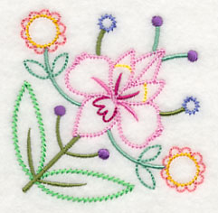 Floral Symphony Corner (Vintage)