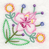 Floral Symphony Corner (Vintage)