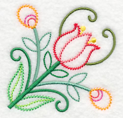 Ballet of Blooms Corner (Vintage)