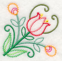 Ballet of Blooms Corner (Vintage)