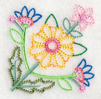 Glorious Garden Blooms Corner (Vintage)