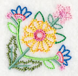 Glorious Garden Blooms Corner (Vintage)