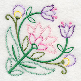 Floral Melody Corner (Vintage)