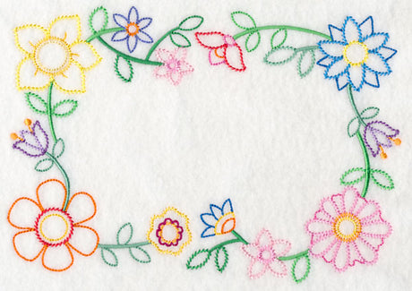 Blooming Block Party Quilt Label (Vintage)