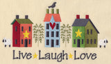 Live, Laugh, Love Saltbox Houses