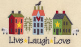 Live, Laugh, Love Saltbox Houses