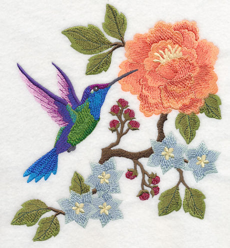 Chinoiserie Magnificent Hummingbird