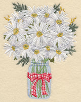 Daisies in Mason Jar