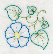 Blooming Morning Glory Corner (Vintage)