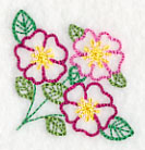 Bright Prairie Rose Corner (Vintage)