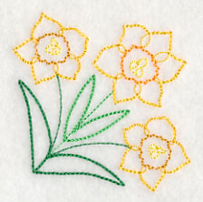 Delightful Daffodil Corner (Vintage)