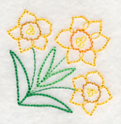 Delightful Daffodil Corner (Vintage)