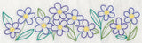 Charming Forget-Me-Not Border (Vintage)