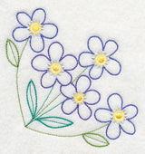 Charming Forget-Me-Not Corner (Vintage)