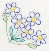 Charming Forget-Me-Not Corner (Vintage)