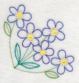 Charming Forget-Me-Not Corner (Vintage)