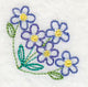 Charming Forget-Me-Not Corner (Vintage)
