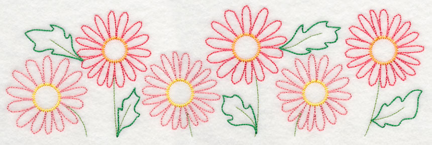 Cheerful Daisy Border (Vintage)